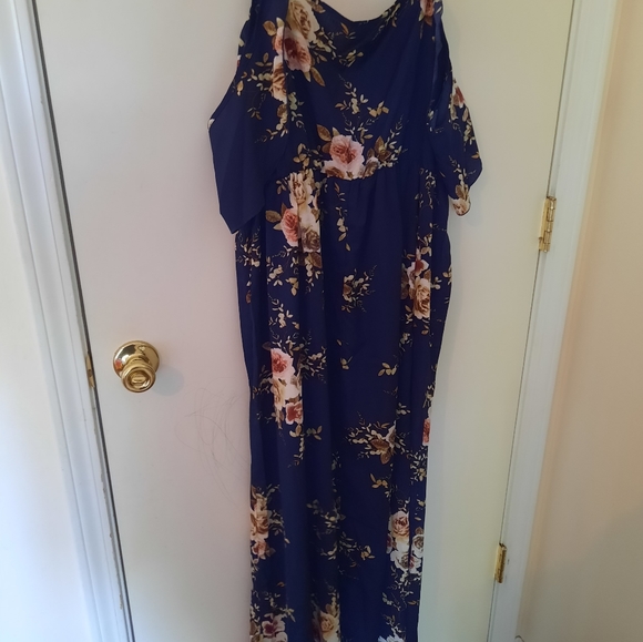 Navy floral dress size 1x - Picture 5 of 5